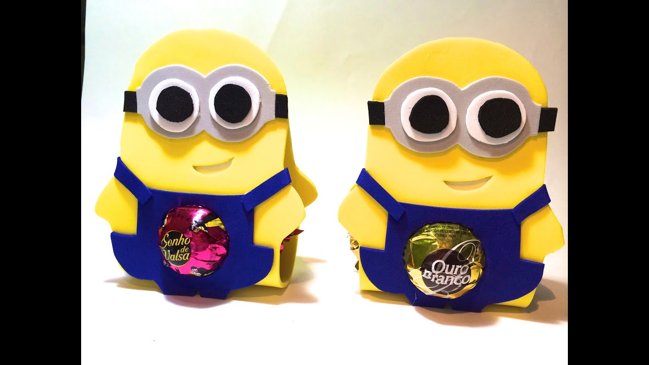 DIY Porta Bombom Minion