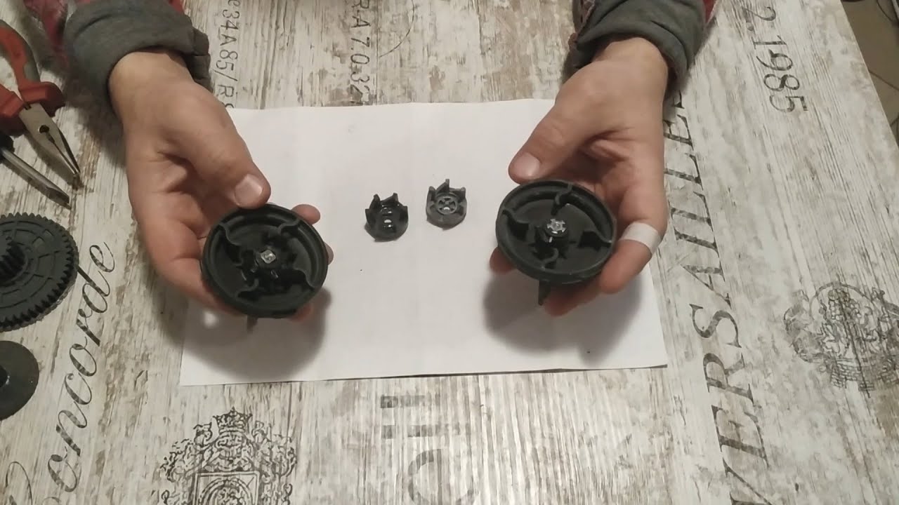 | Philips | 3D печать | Замена куплеров (Коронок) блоков ножей с гайкой стакана блендера