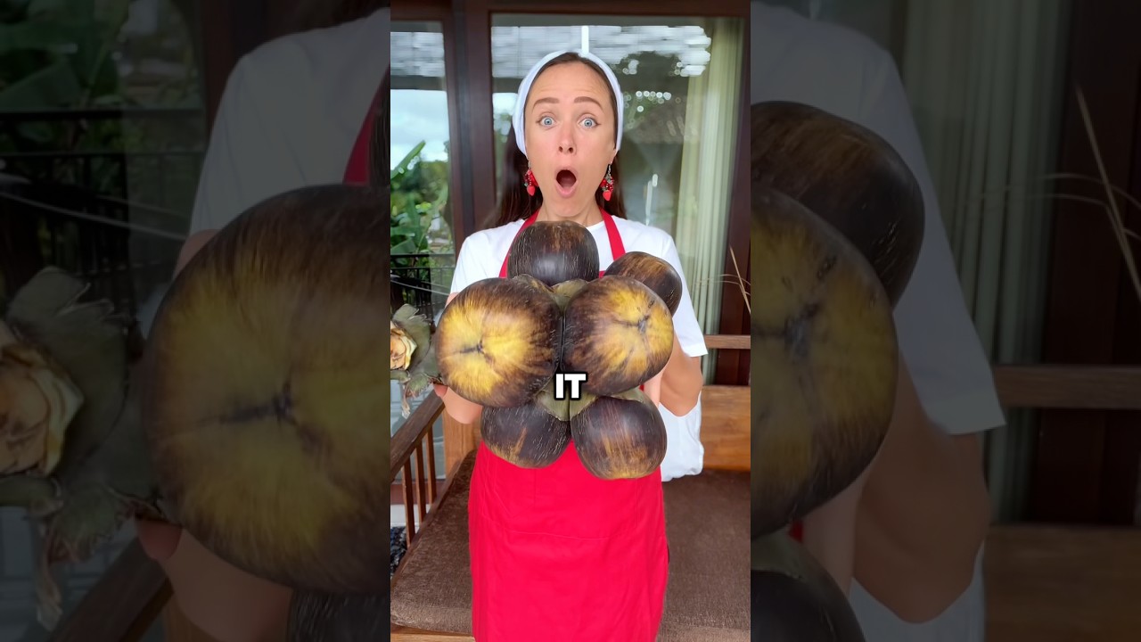 I Thought It Was a Big Mangosteen, but It Turned Out to Be&hellip; a Very Exotic Fruit #IceApple