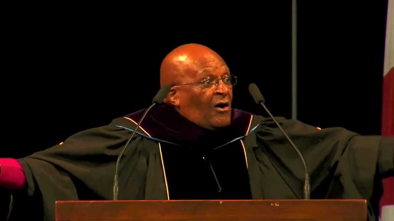Archbishop Tutu Speaks at Gonzaga University Commencement, Gets Honorary Degree