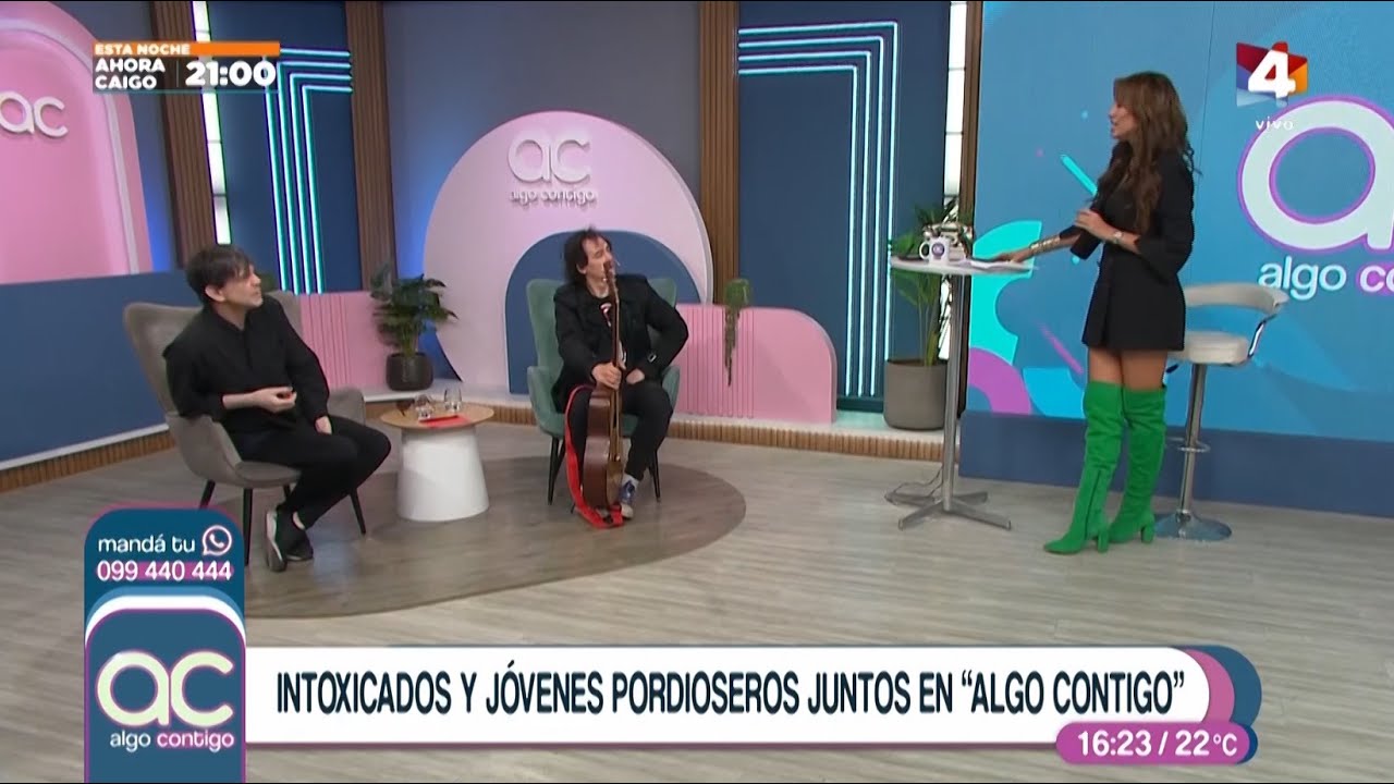 Jóvenes pordioseros e Intoxicados juntos en Algo Contigo