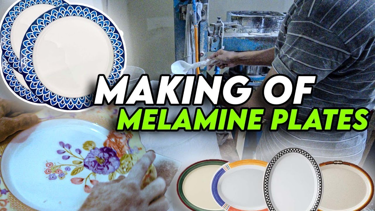 Making of Melamine Dinner Plates || Mass Production in Factory of Pakistan || Brain Massage
