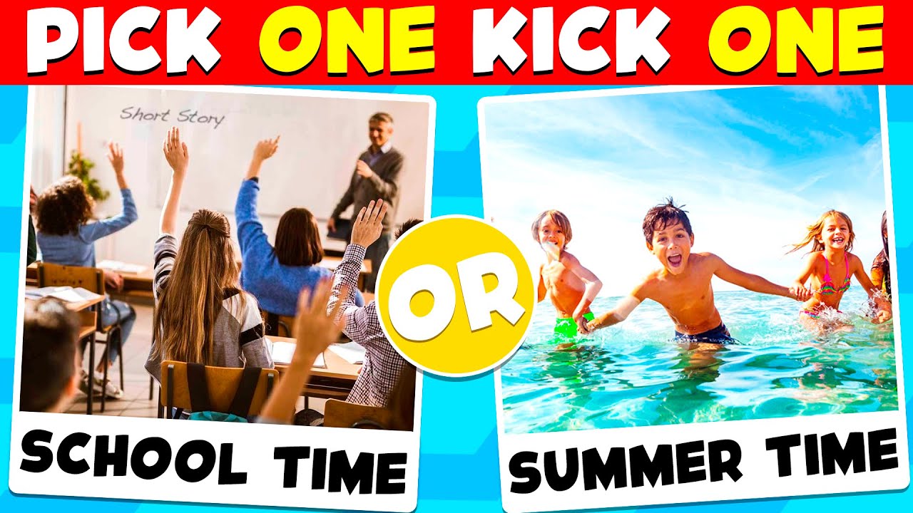 Pick One Kick One 🎓 | School Edition 😉