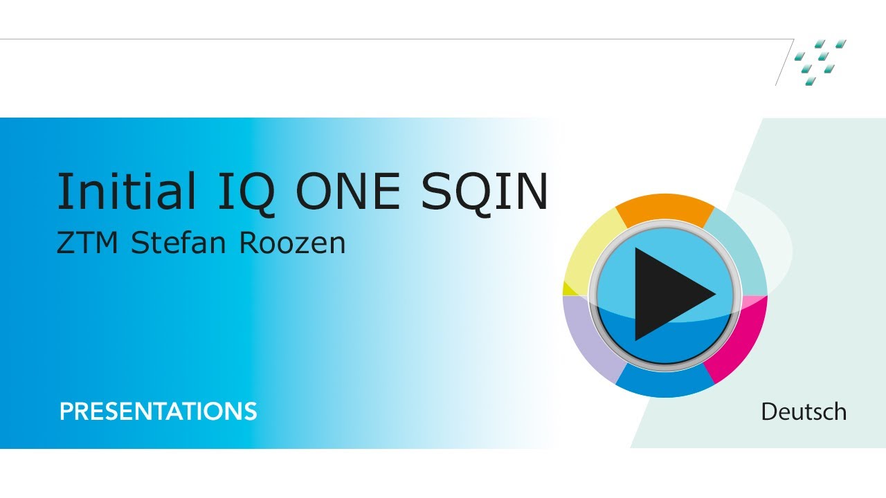 Initial IQ ONE SQIN  - ZTM Stefan Roozen