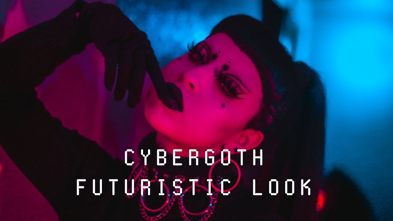 Futuristic Cybergoth Makeup Look | Tutorial