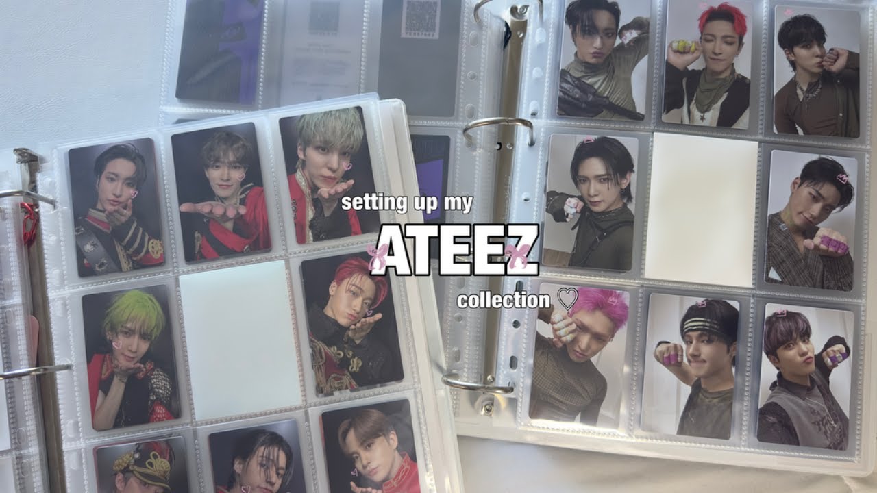 [BINDER MAINTENANCE] EP. 01 🏴‍☠️ Set Up My ATEEZ Collection! (+ A Flip-Through)