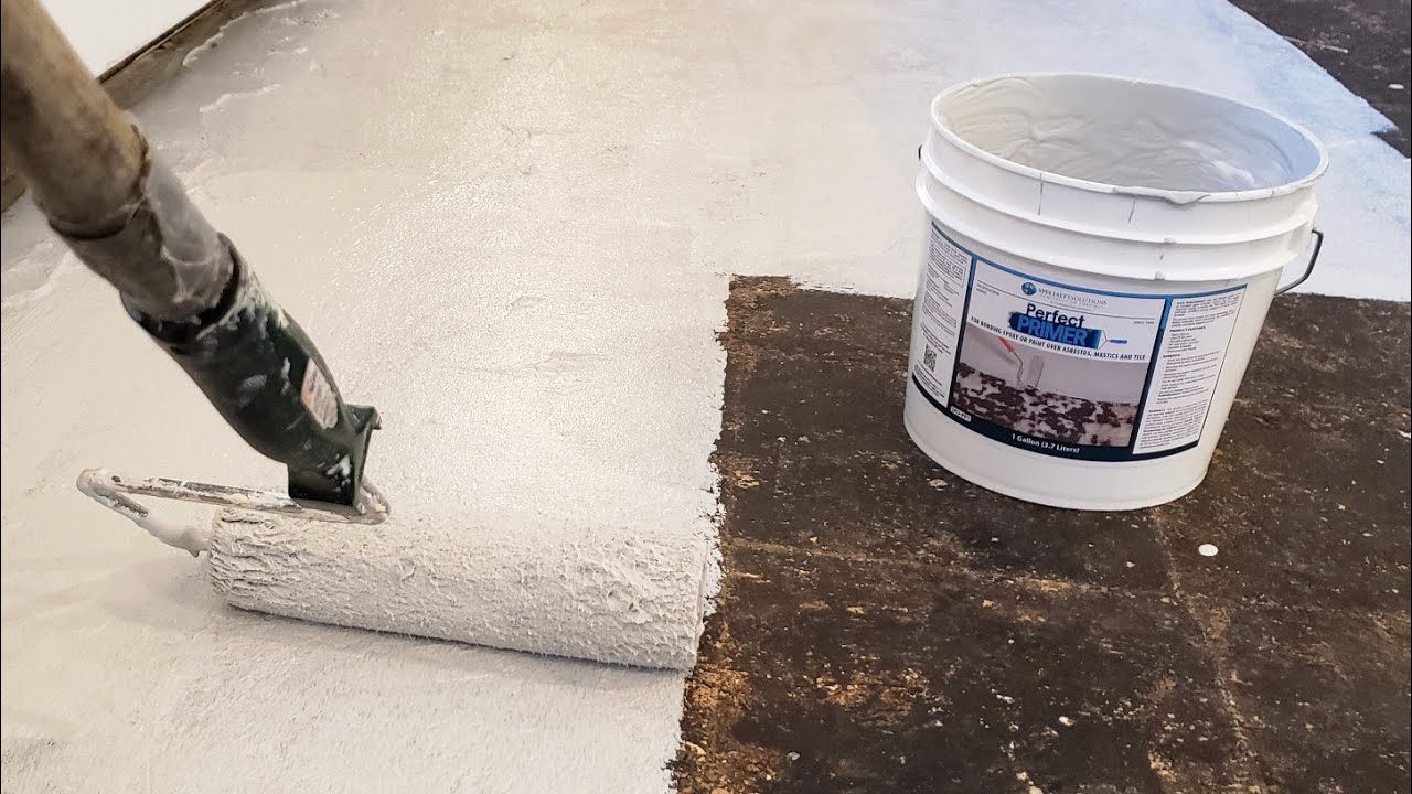 How to Seal Asbestos Mastic with PerfectPrimer (Use Two Coats)