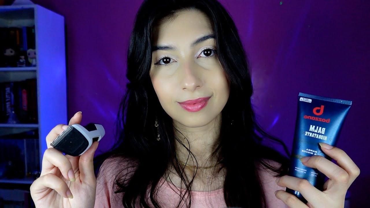 ASMR A BARBEARIA MAIS RELAXANTE DE TODAS ♥