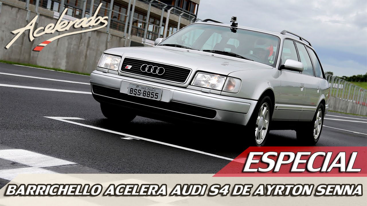 BARRICHELLO ACELERA AUDI S4 DE AYRTON SENNA #MEUMOMENTOSENNA |  APRESENTADO POR ALLIANZ