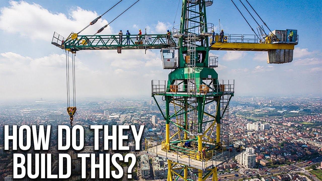 How Is It Possible to Assemble a Tower Crane at Hundreds of Meters?