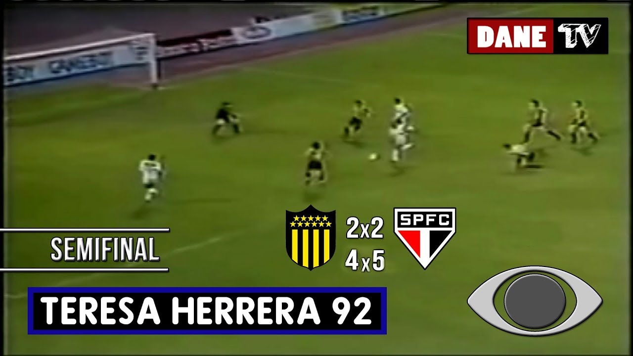Teresa Herrera 1992 - Peñarol (4) 2x2 (5) São Paulo