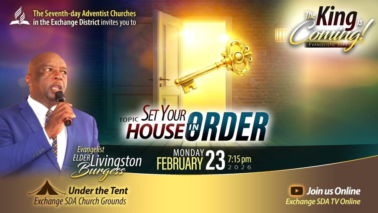 Exchange SDA TV || The King is Coming Evangelistic Series || February 22, 2026