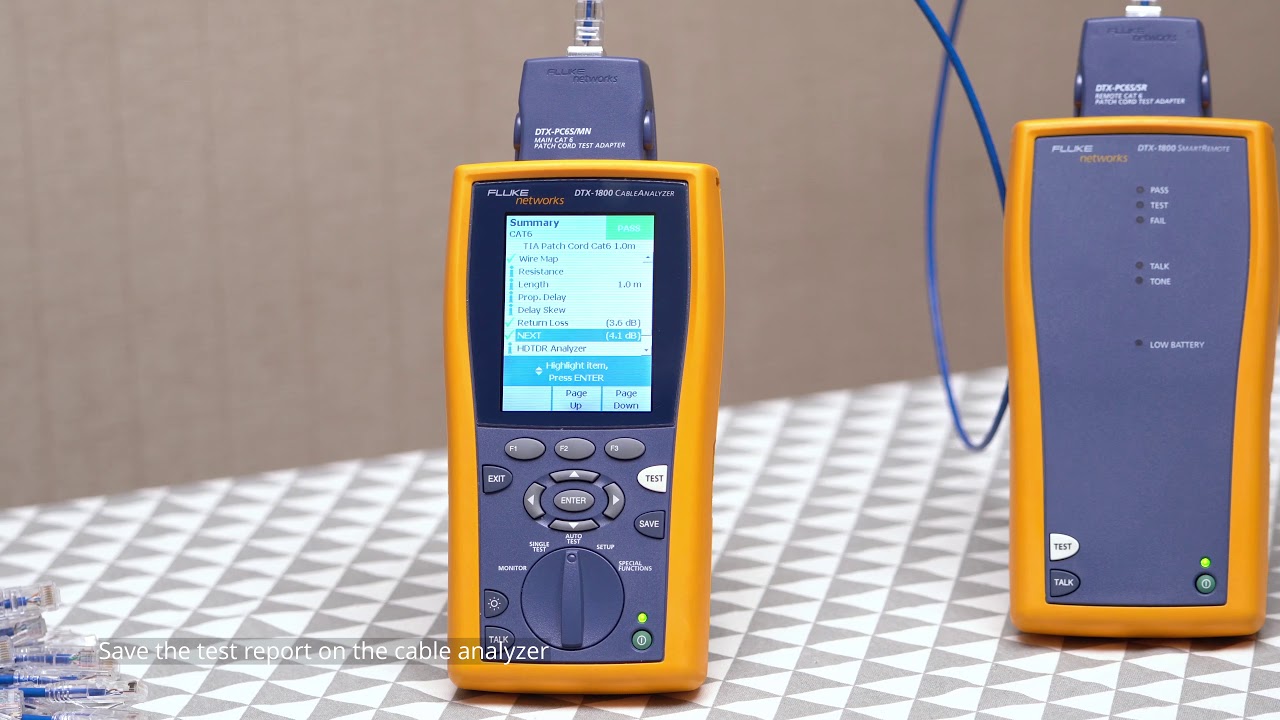 Как Тестировать Медный Ethernet Сетевой Кабель с Помощью Сетевого Теста Fluke | FS.COM