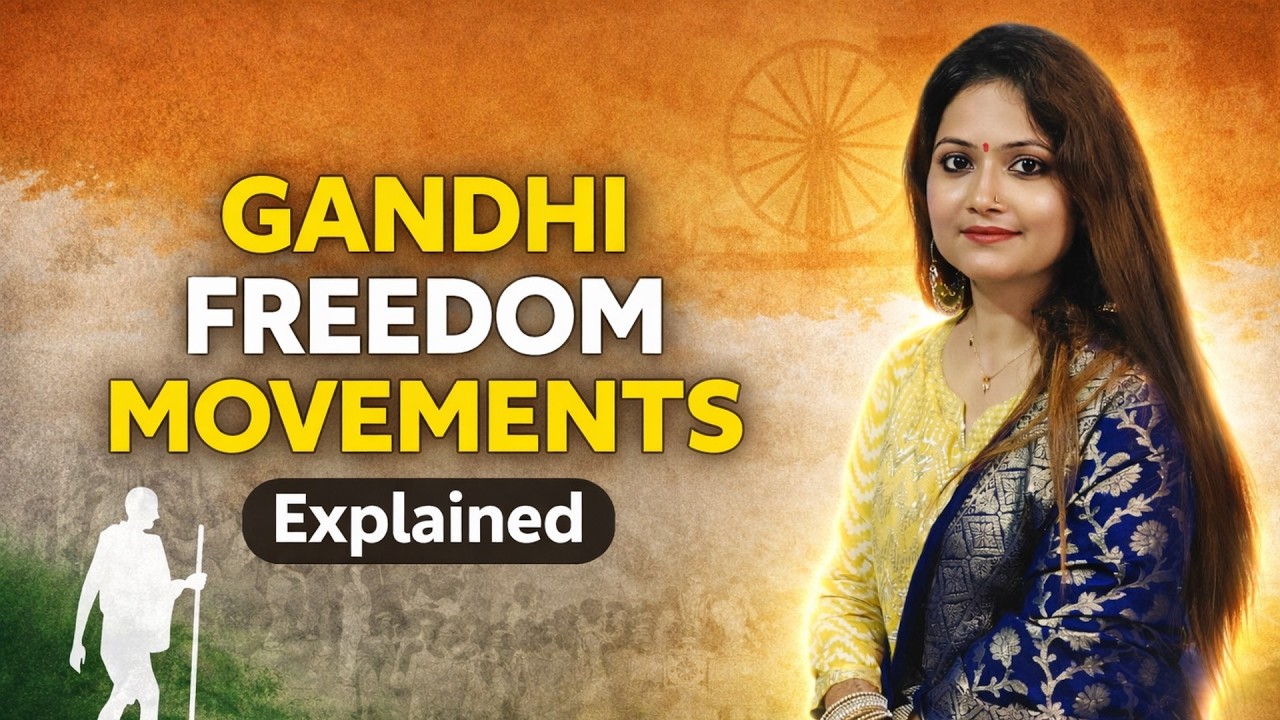 Mahatma Gandhi’s Role in India’s Independence | Major Movements Explained | Indian History