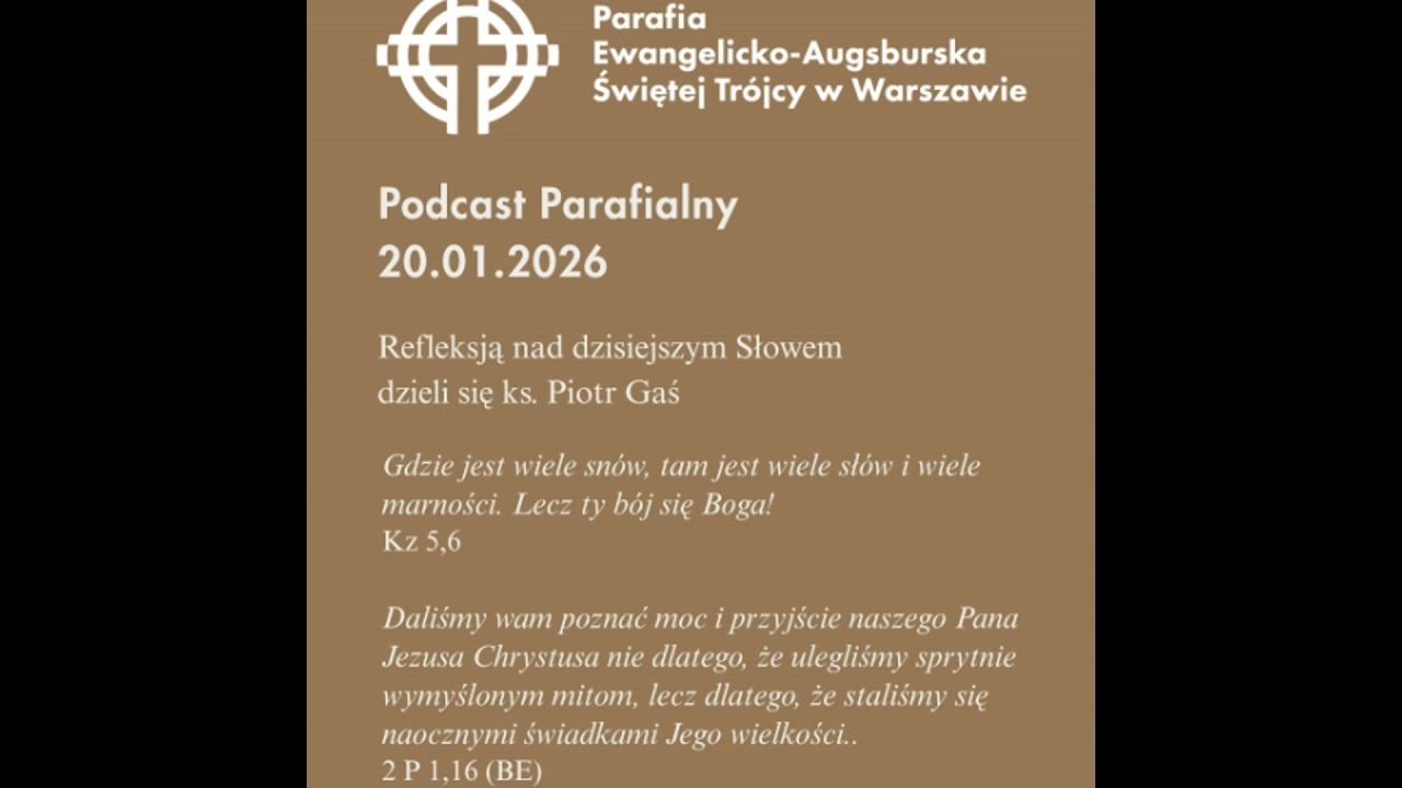 Poranek ze Słowem na 20 stycznia 2026