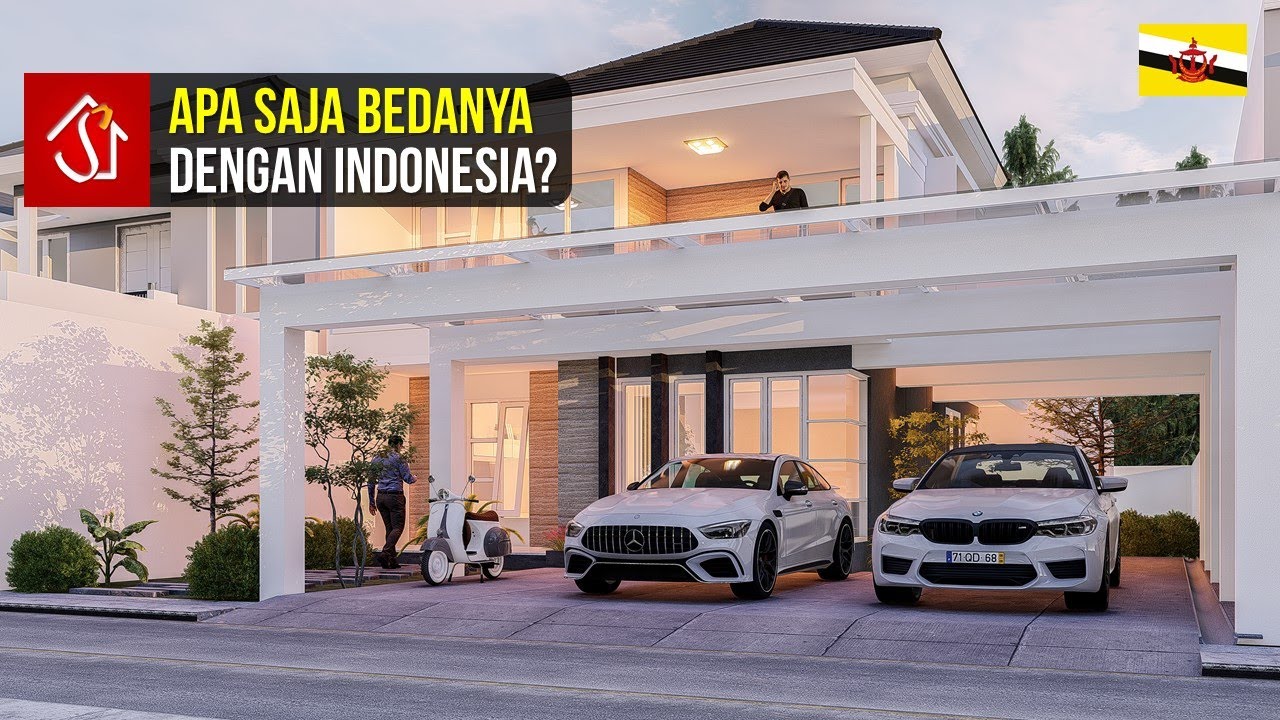 Desain Rumah di Brunei Darussalam 12,5 x 30 Meter