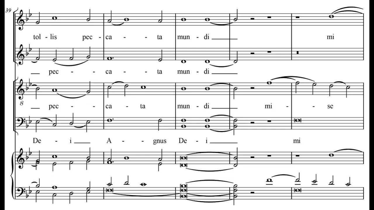 Gounod Messe chorale 7 Agnus Dei