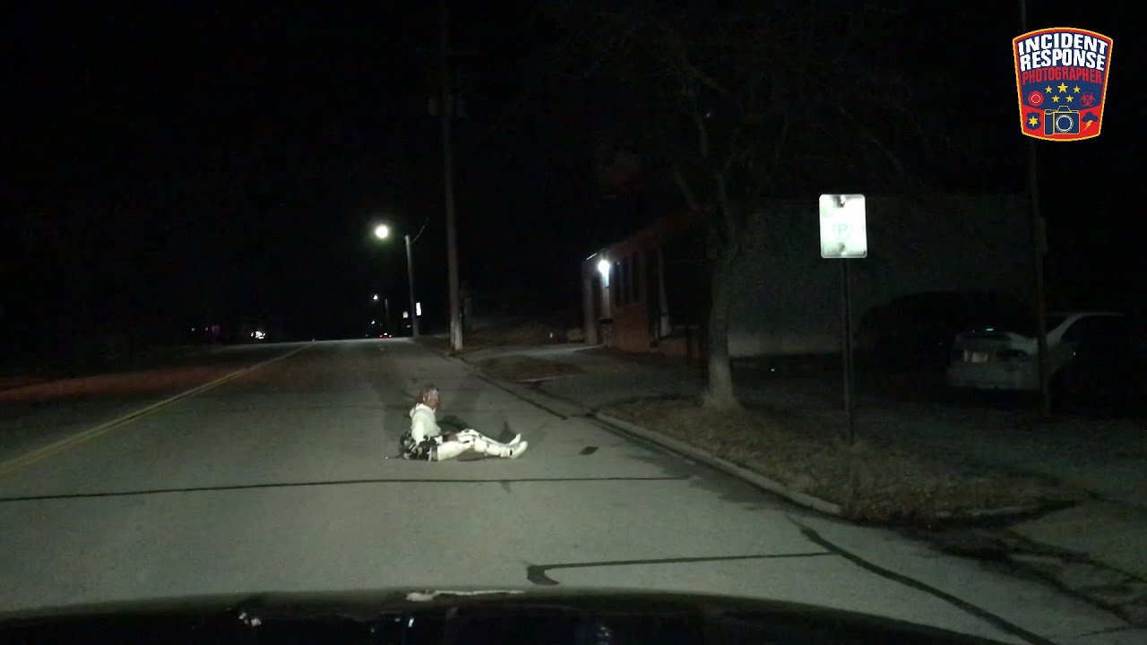 Man lays in Sheboygan street, stumbles over multiple times