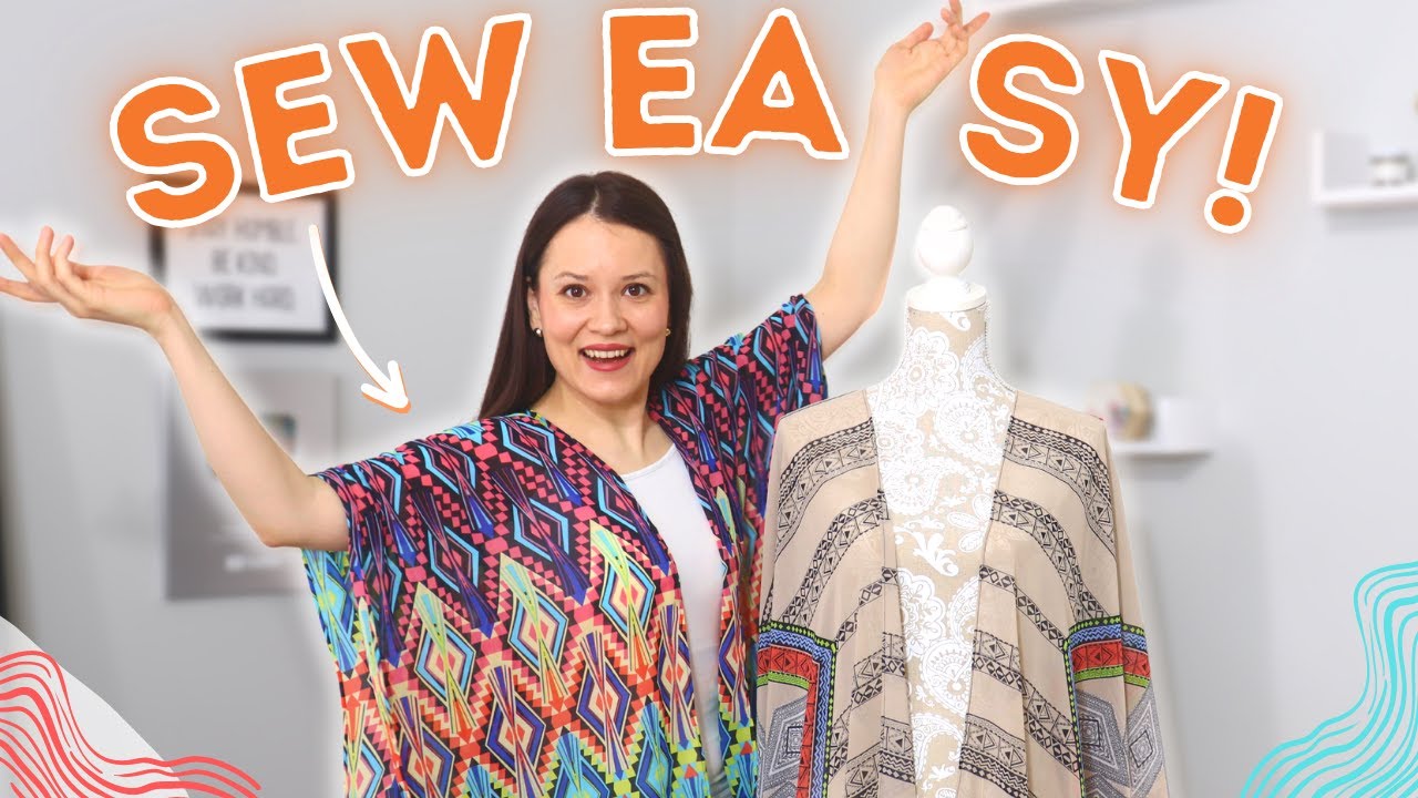 Let's sew QUICK and EASY 1-hour cover-up! Sew easy!