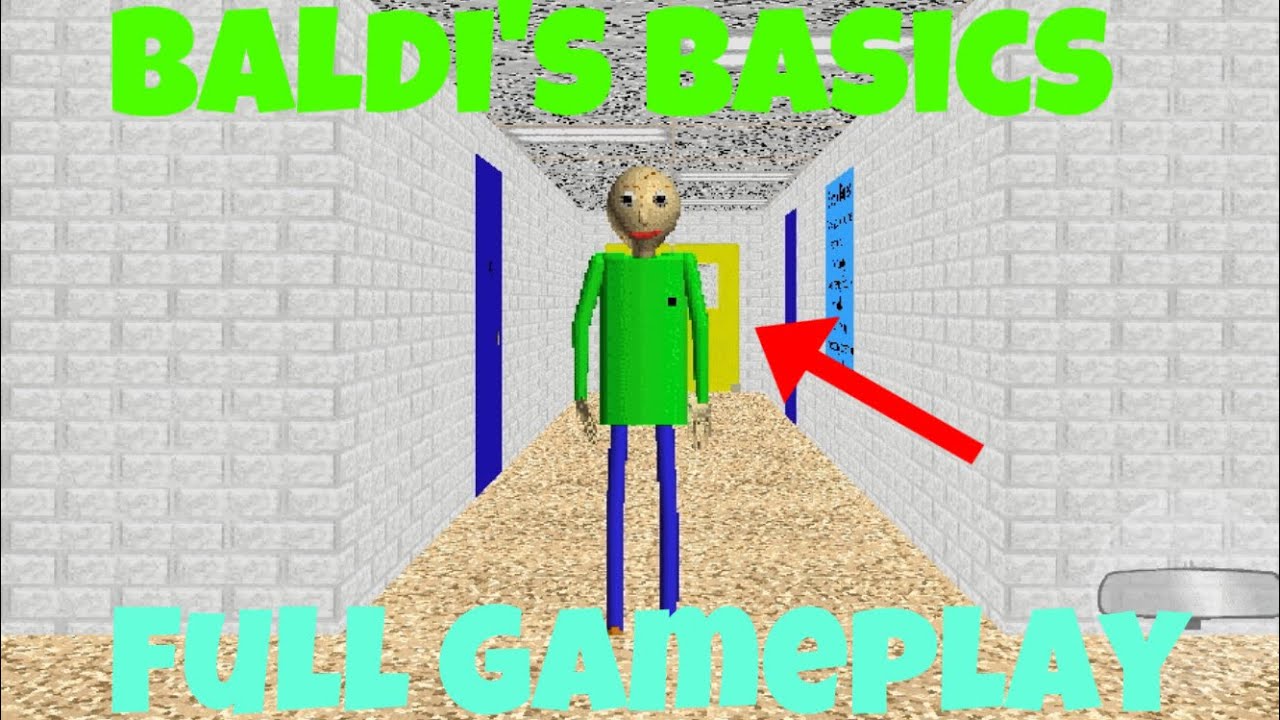 Baldi&rsquo;s Basics Full Gameplay (Android, IOS)