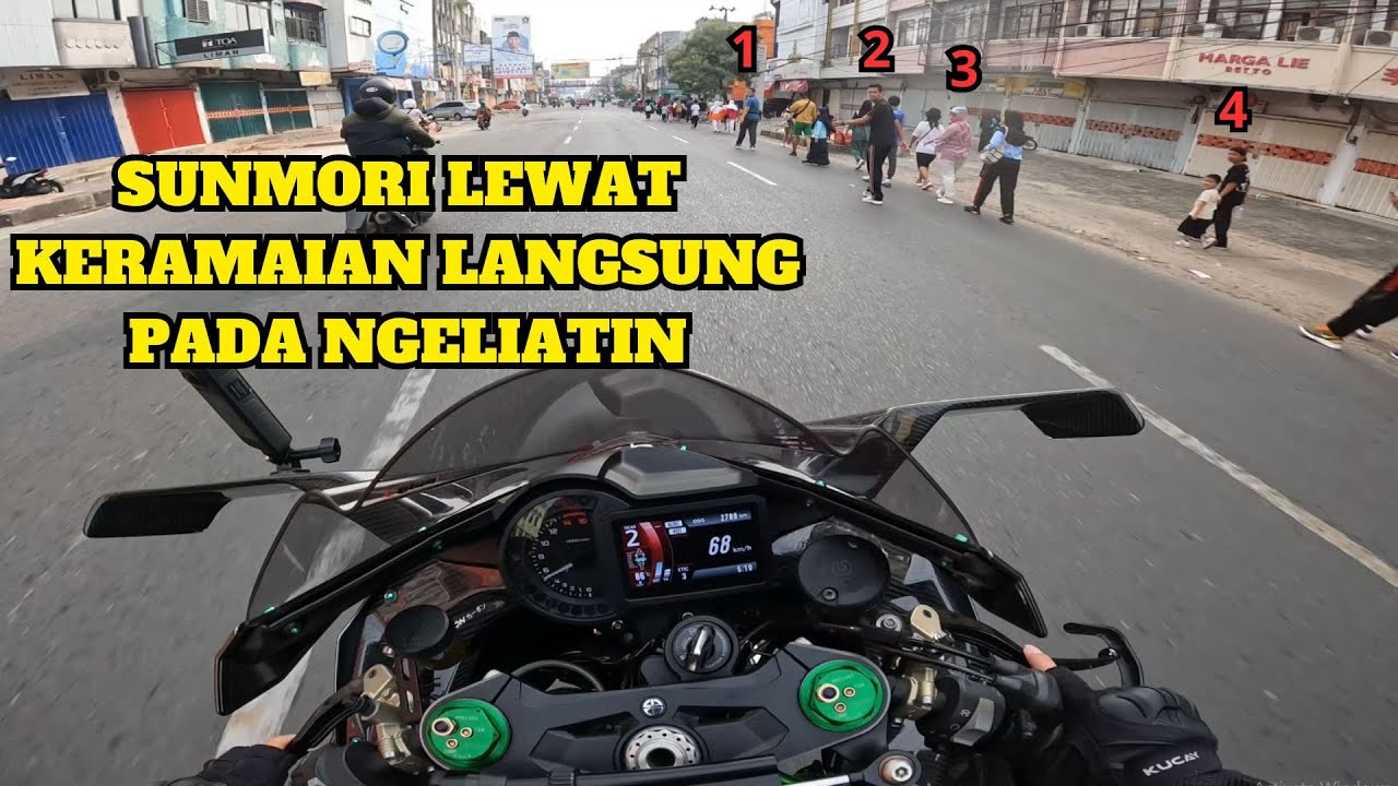 SUNMORI TEMPAT KERAMAIAN PADA NGELIATIN | KAWASAKI H2