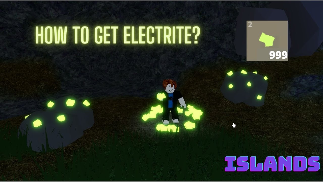 How to get electrite - Islands Roblox