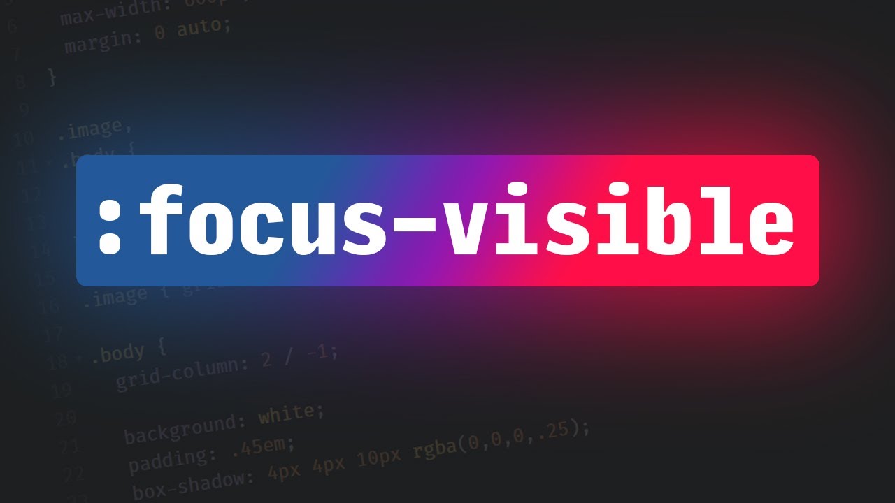 Use this instead of :focus (most of the time)