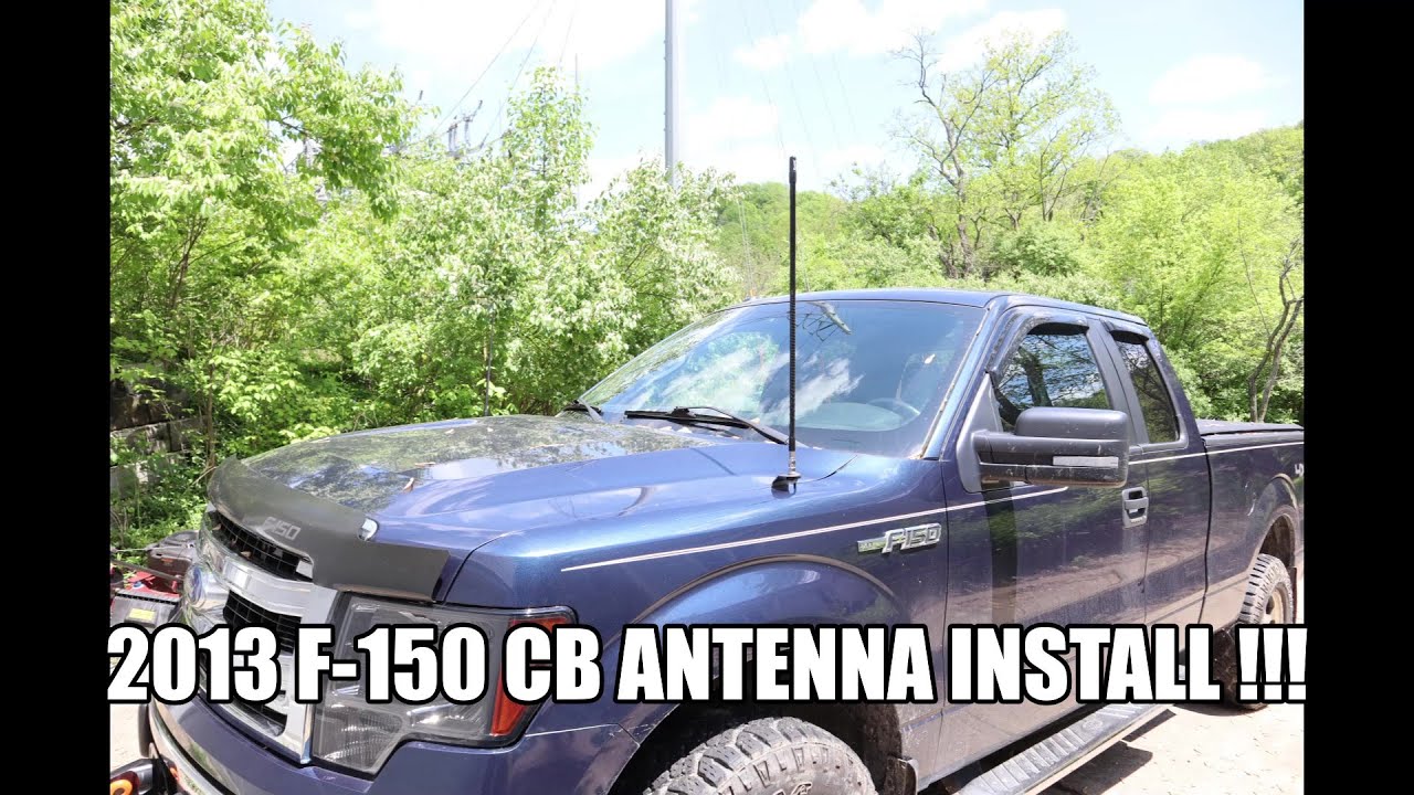 2013 F150 CB antenna install