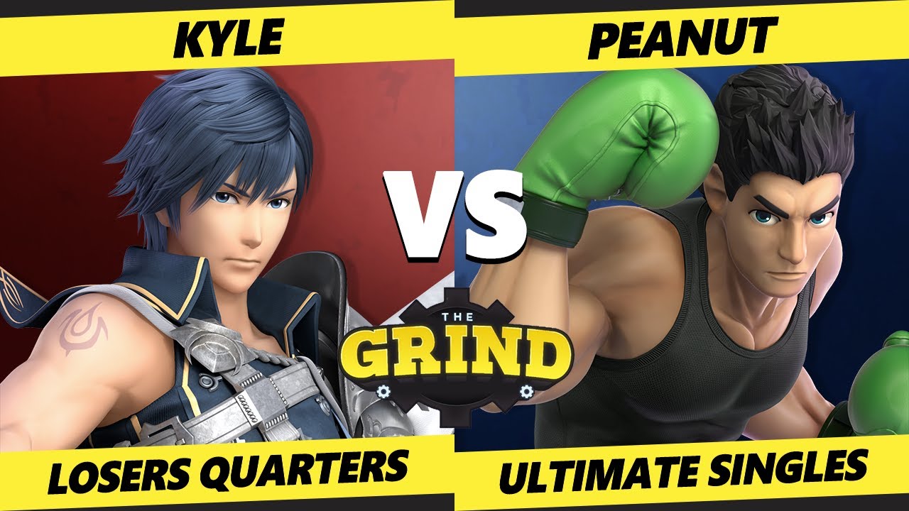 The Grind 168 Losers Quarters - Kyle (Chrom) Vs. Peanut (Little Mac) Smash Ultimate - SSBU