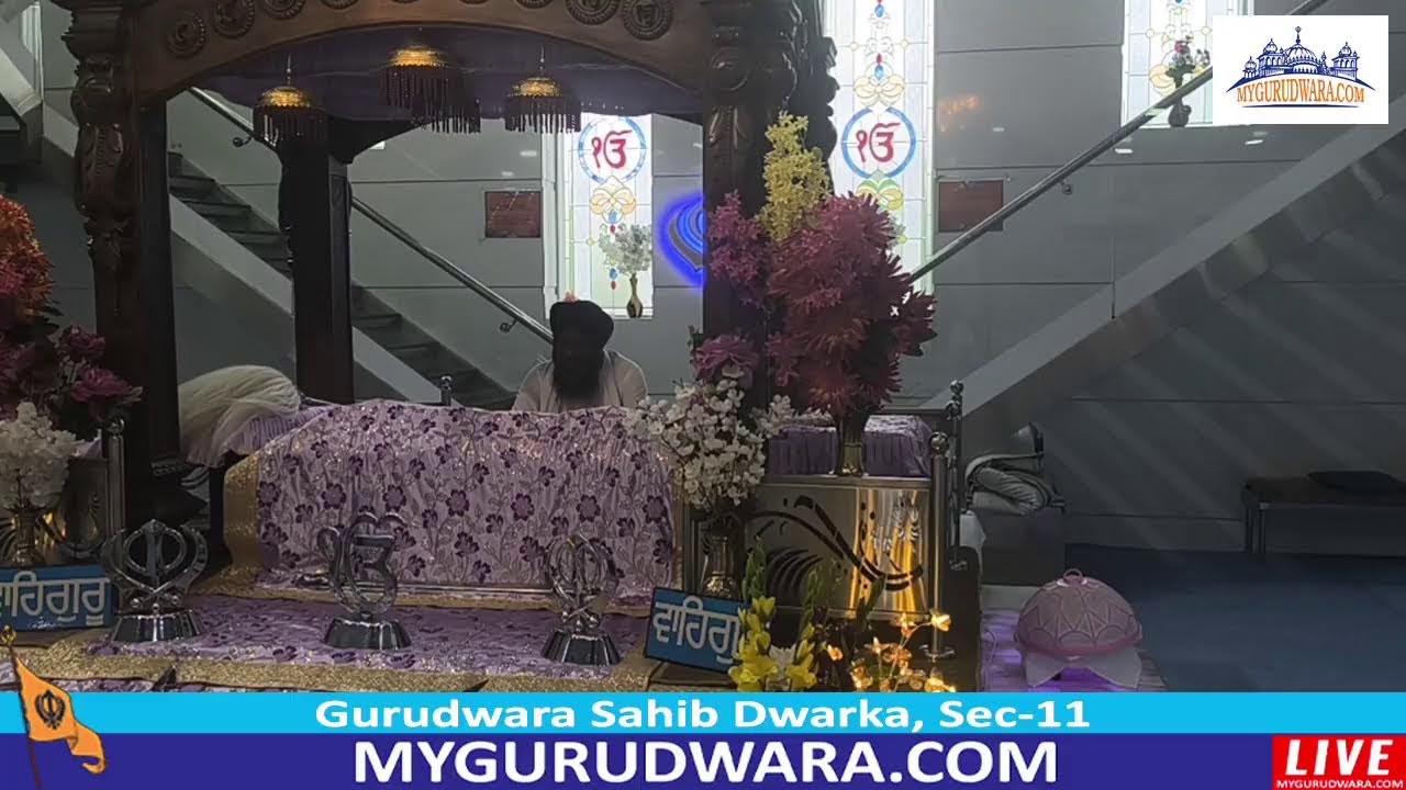 ☬ 07-Mar-2026 LIVE !! Gurudwara Sahib Dwarka (Morning) | 🔴 MyGurudwara.com