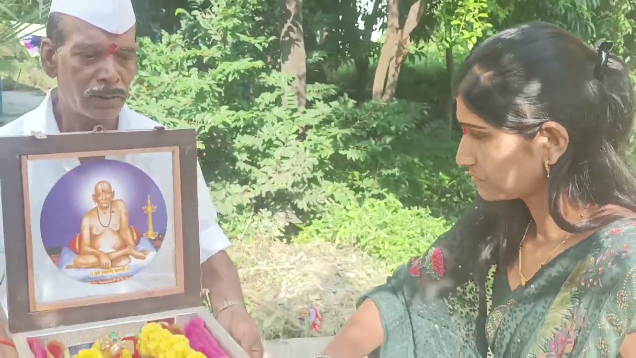 श्री स्वामी समर्थ पादुकांची भ्रमंती श्री किरण मामा भिसे यांच्या घरी अतिशय सुंदर आणि छान नियोजणात