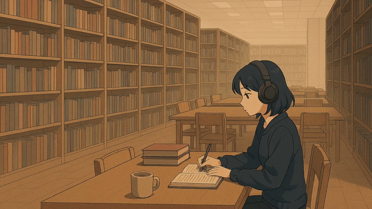Library Whisper - Chill Lofi 📚 Relaxing Music To Chill, Work, Relax or Focus