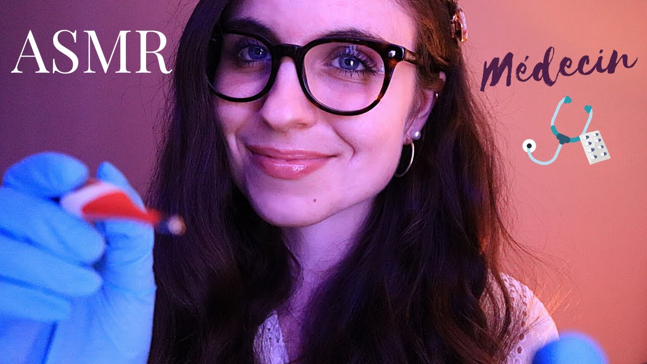 ASMR FRANCAIS 🌙 - ROLEPLAY MEDECIN * Soin contre un rhume de printemps 🩺