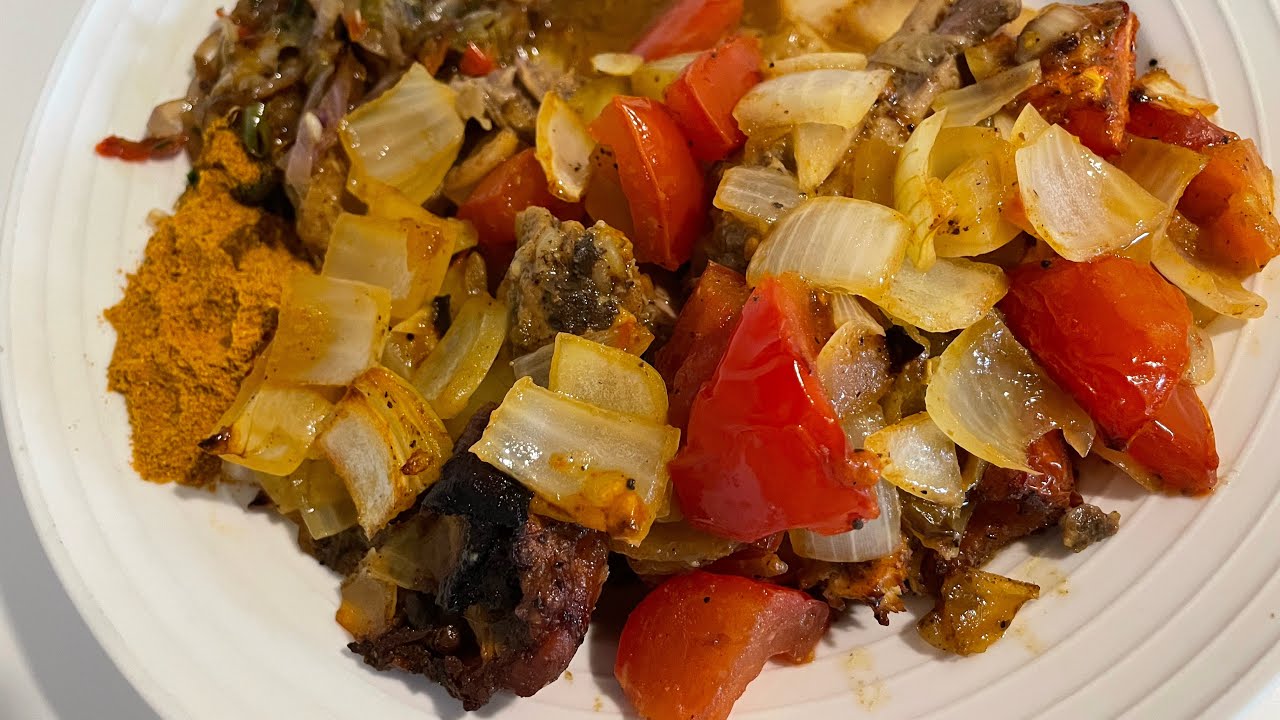 Comment préparer le Choukouya de poulet au four.Recette simple de poulet