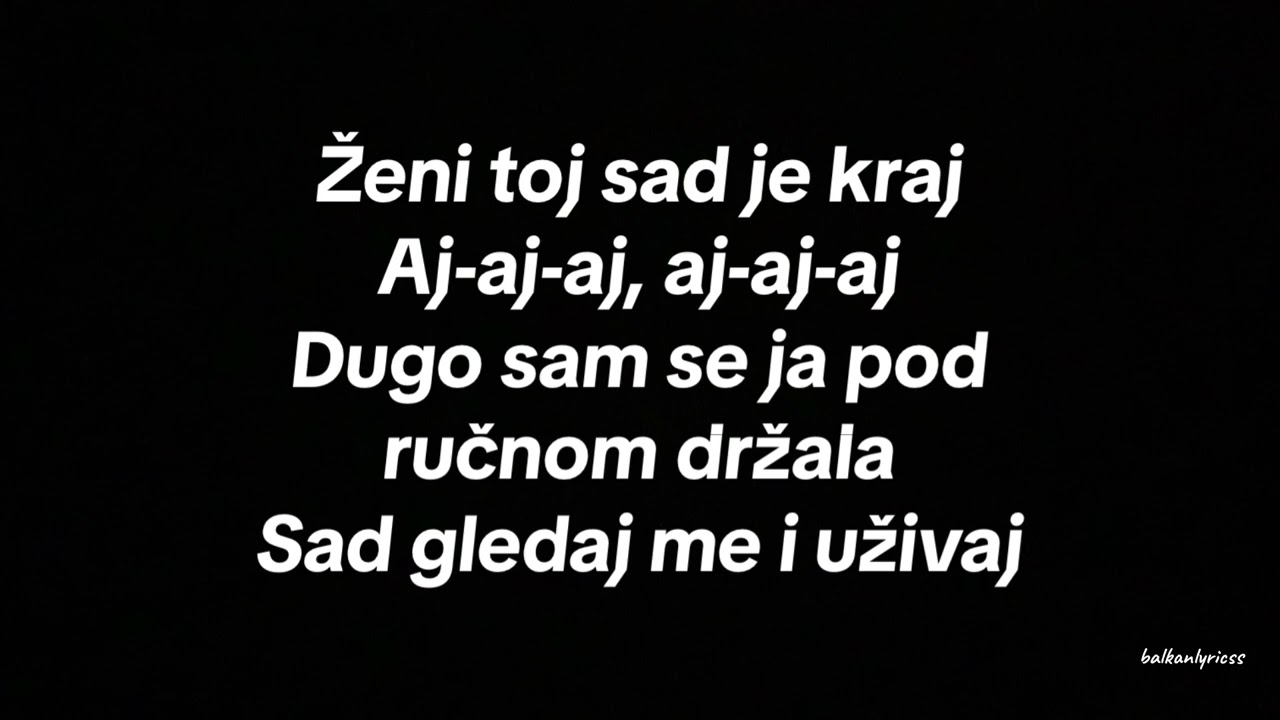 Ceca - 5 minuta - Tekst / Lyrics