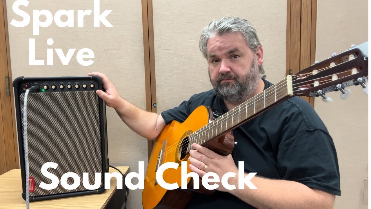 SOUNDCHECK Spark Live Positive Grid Takamine GC1CE-NAT Classical Guitar