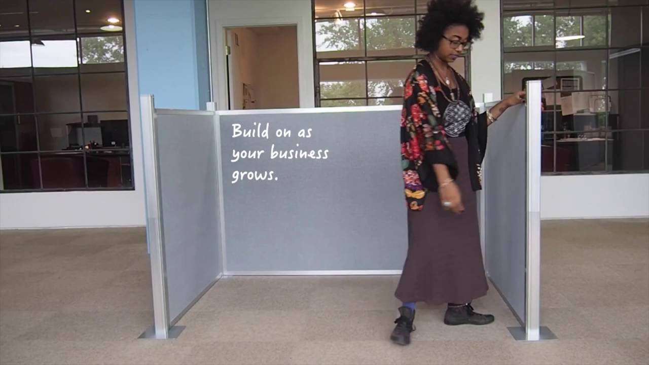 Building a Cubicle in Minutes With Versare's Hush Panel
