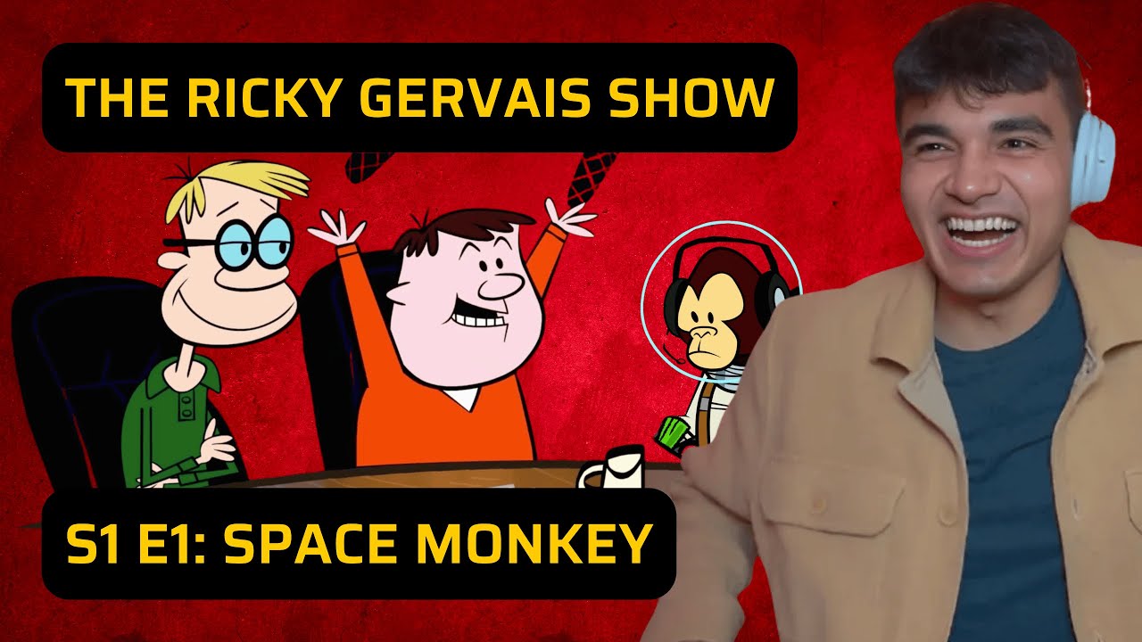FIRST TIME Watching The Ricky Gervais Show – S1 E1: ‘Space Monkey’ Had Me DYING! 😂🚀 (REACTION)