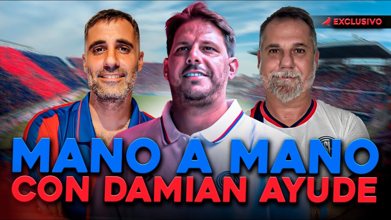 SAN LORENZO - MANO A MANO CON DAMIAN AYUDE EN MANIJA AZULGRANA CON LAFOURCADE Y DE LA FUENTE