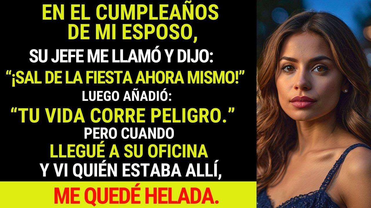 En el cumpleaños de mi marido, su jefe me llamó: '¡Sal de la fiesta ahora mismo!' - Lo que descubrí