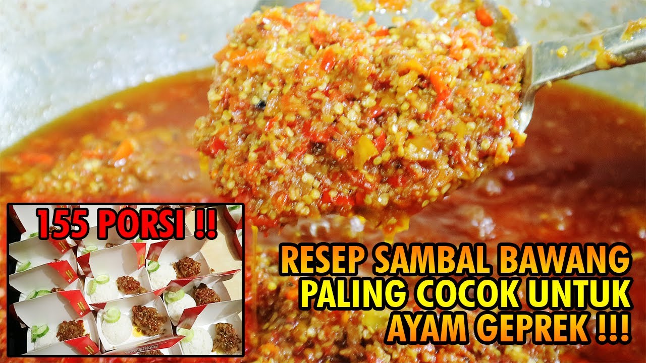 IDE USAHA NIH !!! RESEP AYAM GEPREK SAMBAL BAWANG TAPI AYAMNYA GAK DI GEPREK || HAHAHA...