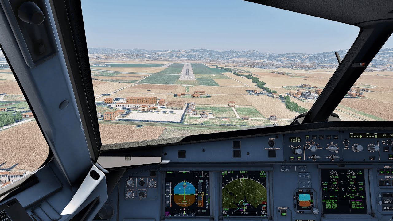 Perugia Landing | ToLiss A321 | XP12.4.0 Beta