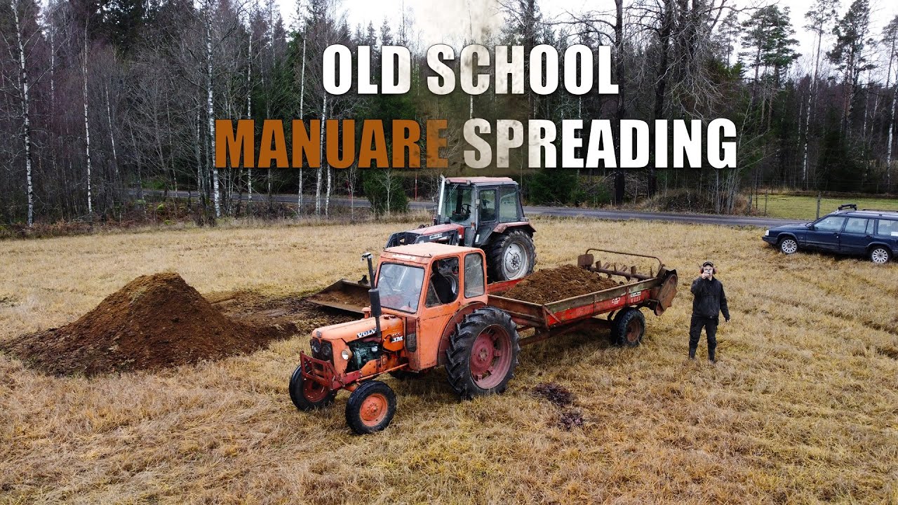 OLD SCHOOL MANUARE SPREADING | Belarus, VolvoBM! | In Småland, Sweden