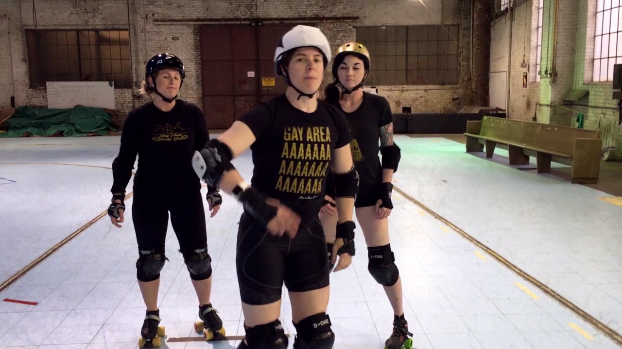Bay Area Derby Training Vids: Jammer Stance w/ Stefanie Mainey