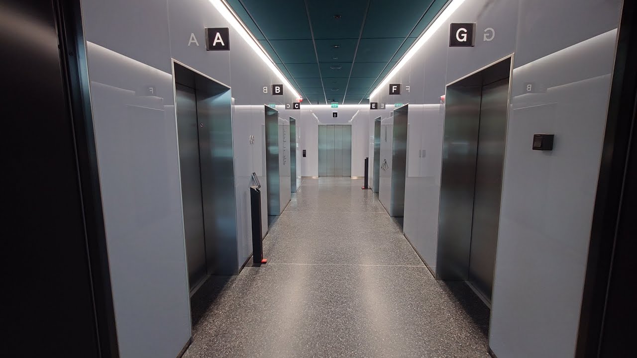 2019 Schindler PORT / 5500 High-Rise Traction Elevators @ STHLM 01, Stockholm, Sweden!