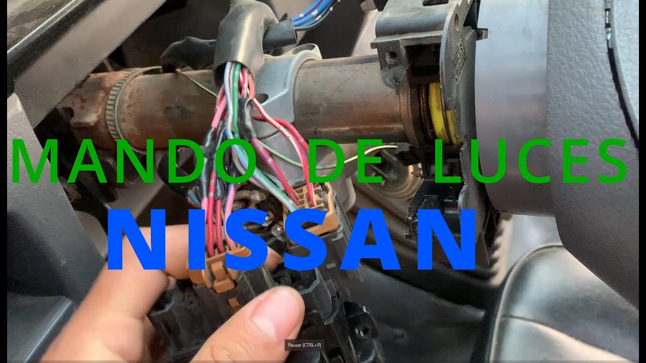 MANDO DE LUCES NISSAN Y CABLERA COMPLETA