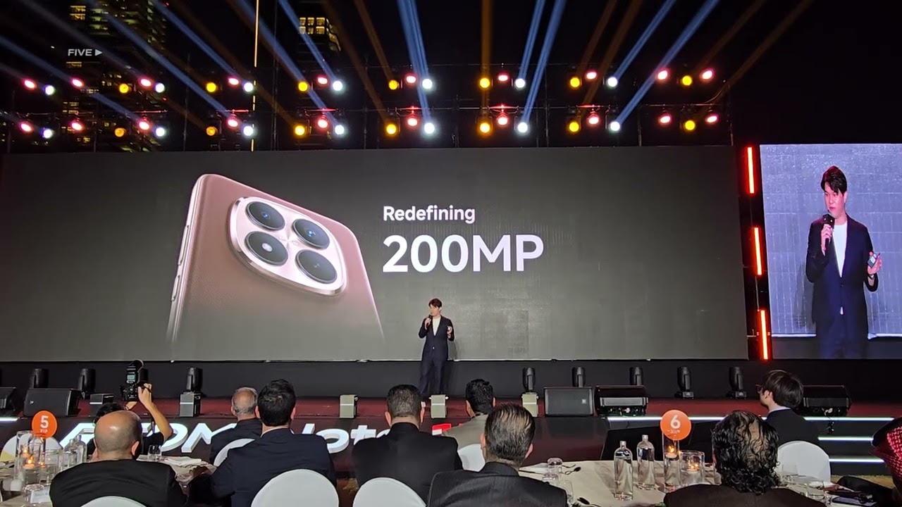 Xiaomi launch of the Redmi Note 15 smartphones In Dubai