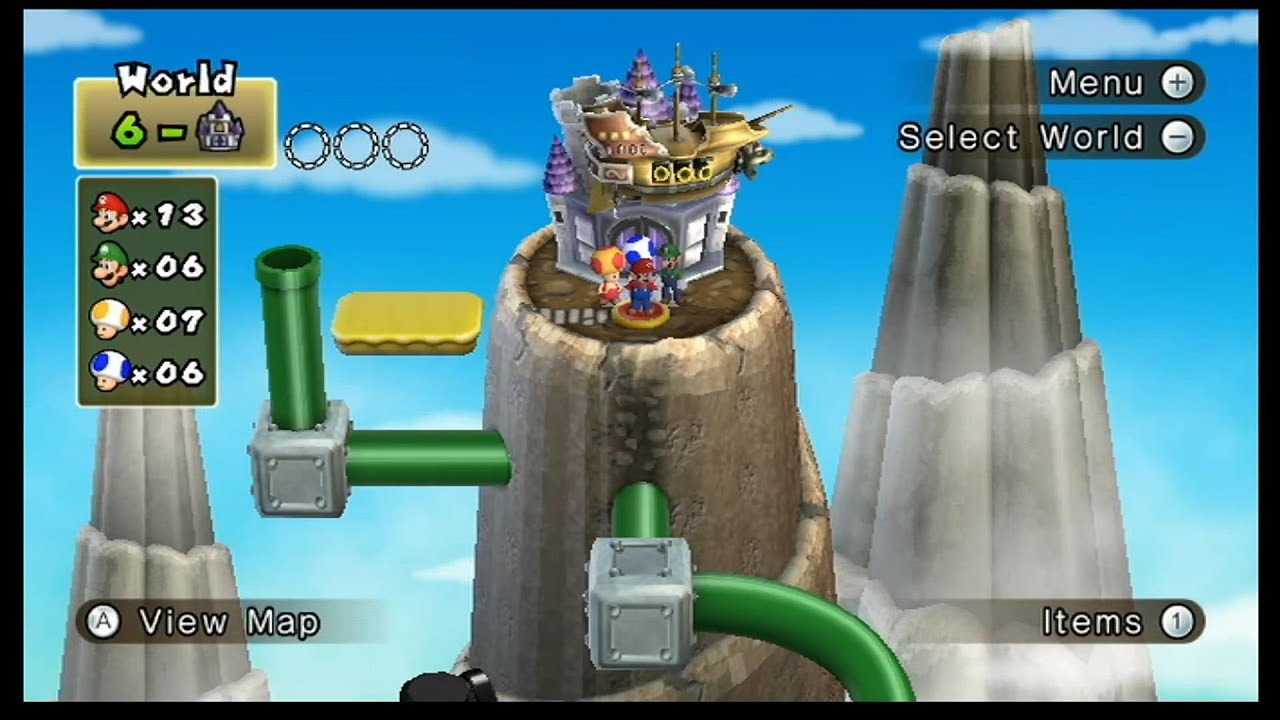 NEW SUPER MARIO BROS WII W/MATT, SOLO & JOSH EP 12