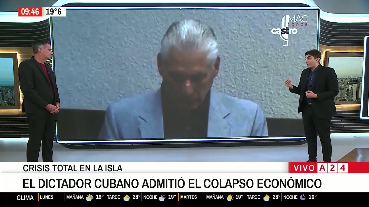 🌎 CRISIS TOTAL EN CUBA: EL DICTADOR CUBANO ADMITI&Oacute; EL COLAPSO ECON&Oacute;MICO