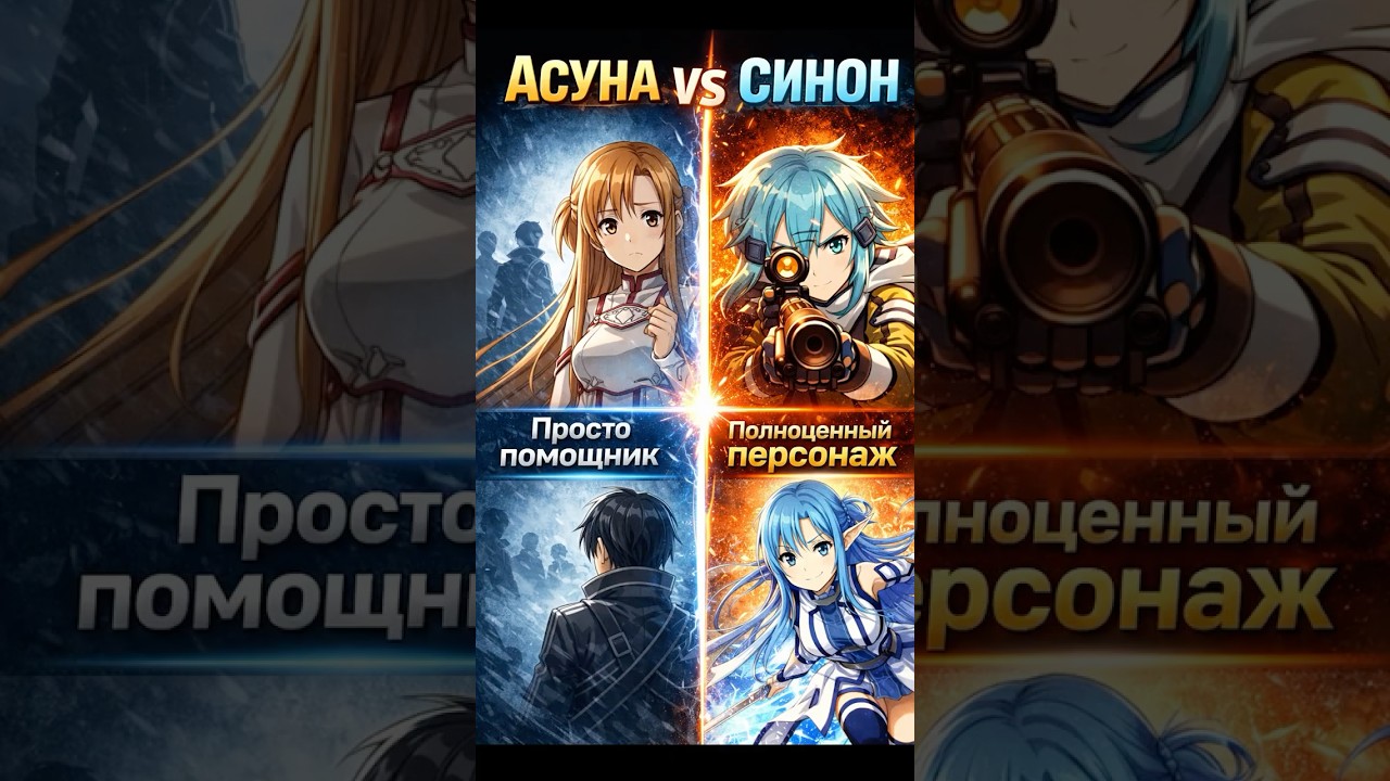 Почему Асуна в Айнкраде слабый персонаж